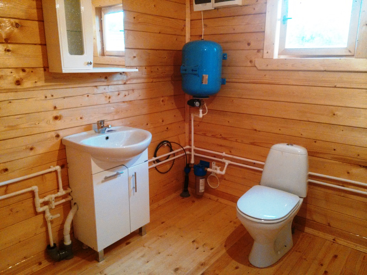 Провести воду в частный дом из колодца или скважины. Стоимость услуги.